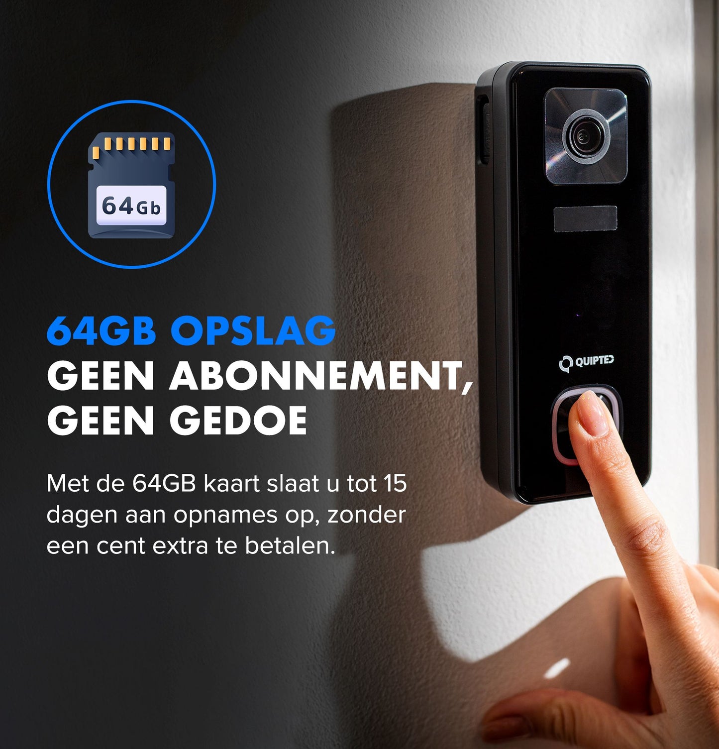 Slimme draadloze video deurbel met camera A1